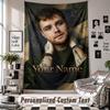 Wandbehang mit individuellem Namen & Text, Alex Warren Dekorationstextil für das Schlafzimmer