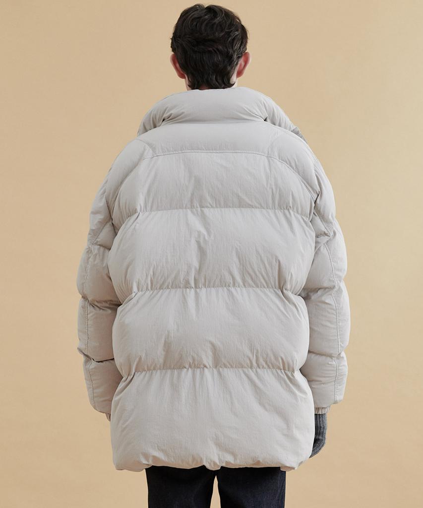 Plac Bold Mid-Length Padded Jumper Beige