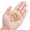 5pcs Stainless Steel 18k Pvd Gold Plated Cross Charms Pendant for DIY Jewelry Boho Necklace Earrings Making Bracelet Supplies