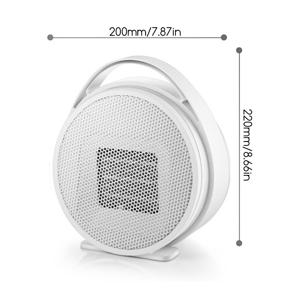 360-Degree Surround Heaters 3s Fast Heating Space Heaters Fan With Overheat Protection Quiet Floor Heating Fan For Winter Use