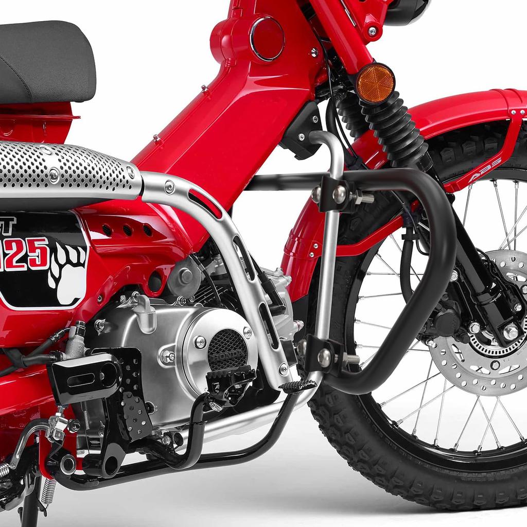 Bruce Shark Hunter Cub Motorschutz CT125 Motorschutz Anwendbar Honda CT125 Hunter Cub CT125 Hunter Cub Exklusives Design Sturzschutz Kratzschutz