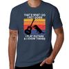 Thats What I Do I Pet Dogs I Play Guitars And Know Things Vintage Tshirt Big Size Loose Fit Tee Shirt