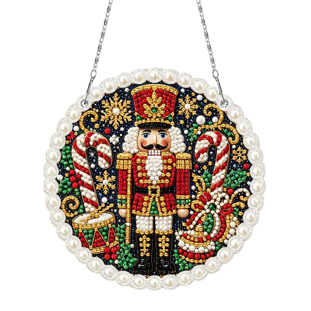 Round Kit Christmas Ornament Hanging Decor 1919