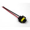 2PCS H11 H8 H9 9005 880 H16JP Wiring Harness Waterproof Male Female Socket Connector Plug Extension Pigtail for Car LED HID