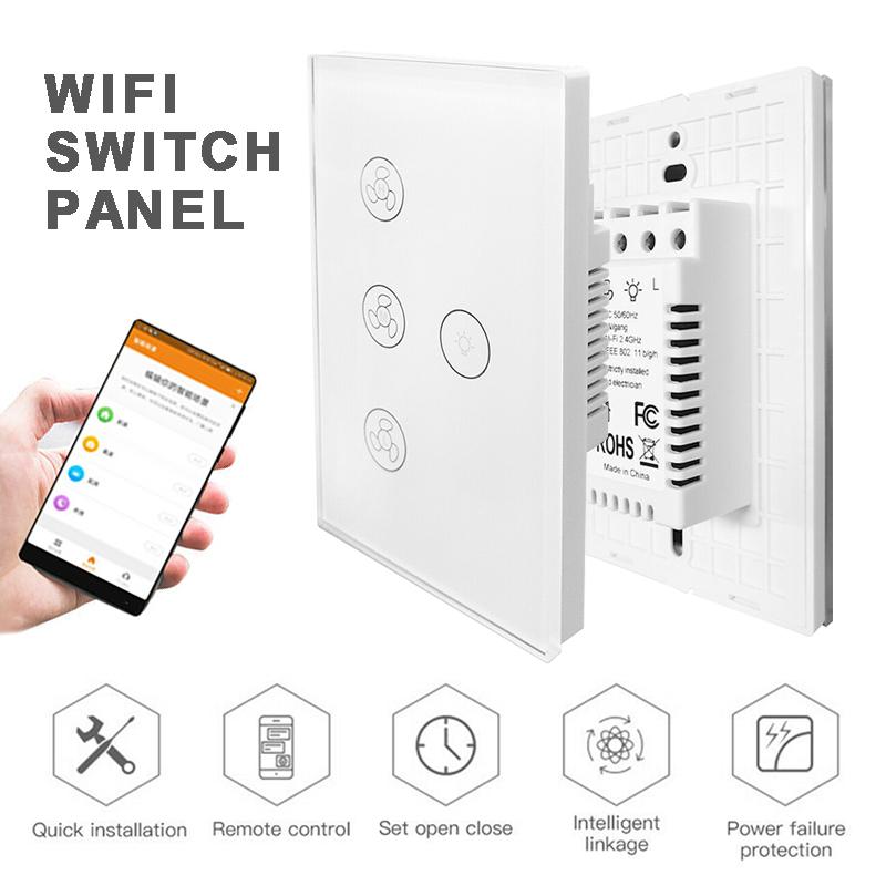 Pdtoweb Wifi Smart Ceiling Fan Light Controller Wall Touch Switch For Alexa Google Home At Affordable S Free Real Reviews With Photos Joom Pdtoweb Wifi Smart Ceiling Fan, Alexa Ceiling Fan Control