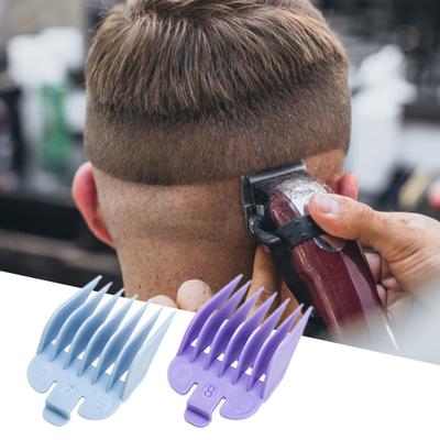 10Pcs/Bag Hair Clipper Comb Professional Multicolor Portable Lightweight Fall Resistant Beauty Accessory Plastic Hair Clipper Replacement Sheath
