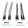 0.2M 0.18M 5.5x2.5MM 2pin DC Male Female 22/20/18/16awg Power Connector Plug Cable Wire Supply Repair Cable 5525 DC5525 Pigtails