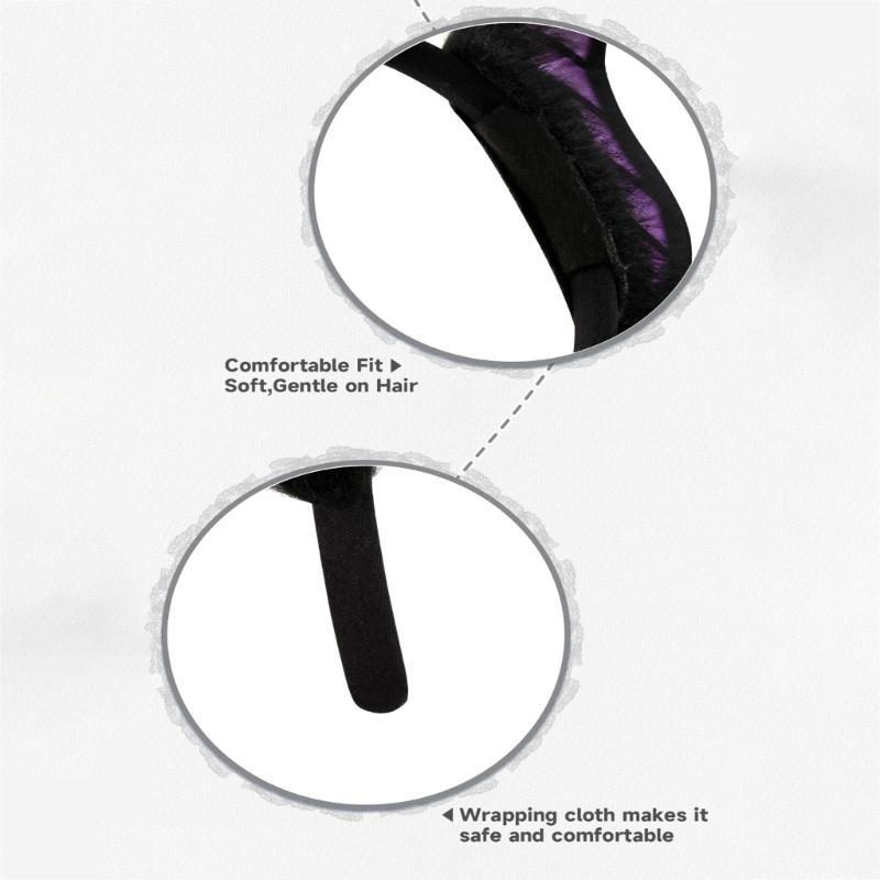 Furry Plush Bat Ear Headband For Adult Kids Cosplay Party Gathering Costume Accessories Hairhoop for Various Occasion