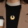 Modern Minimalist Black Cord Necklace Leather Pendant Women’s Jewelry Everyday Elegances Clavicle Chain Charm