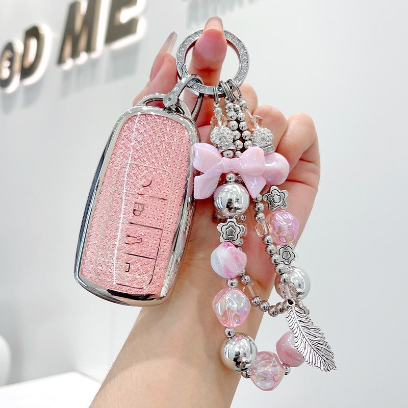 Female for Chery Omoda 5 C5 Tigo 7 8 Pro Max Tigo 7 8 Plus Arrizo 5 Plus Remote Car Key Case Cover Holder Keychain Accessories