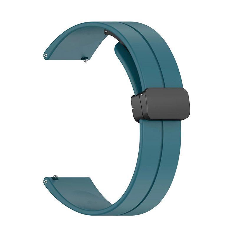 Universal Folding Magnetic Silicone Watch Strap (20mm/12mm)