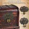 1Set Vintage Wooden Box Hasp Lock Decorative Clasp Latch Jewelry Gift Box Buckle Small Metal Hasp for Packaging Accessory