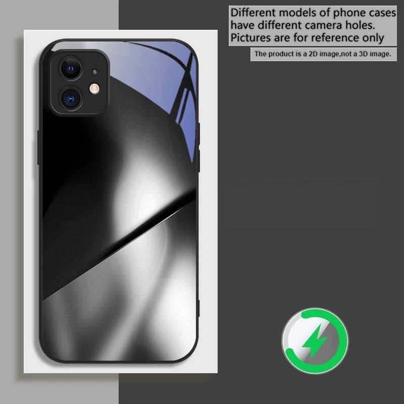 Mysterious color and light For iPhone 17 Pro Max 16E 15 Pro 14 13 Plus 12 mini 11 XR Xs 7 8 16 Air For Magsafe Glass Phone Case