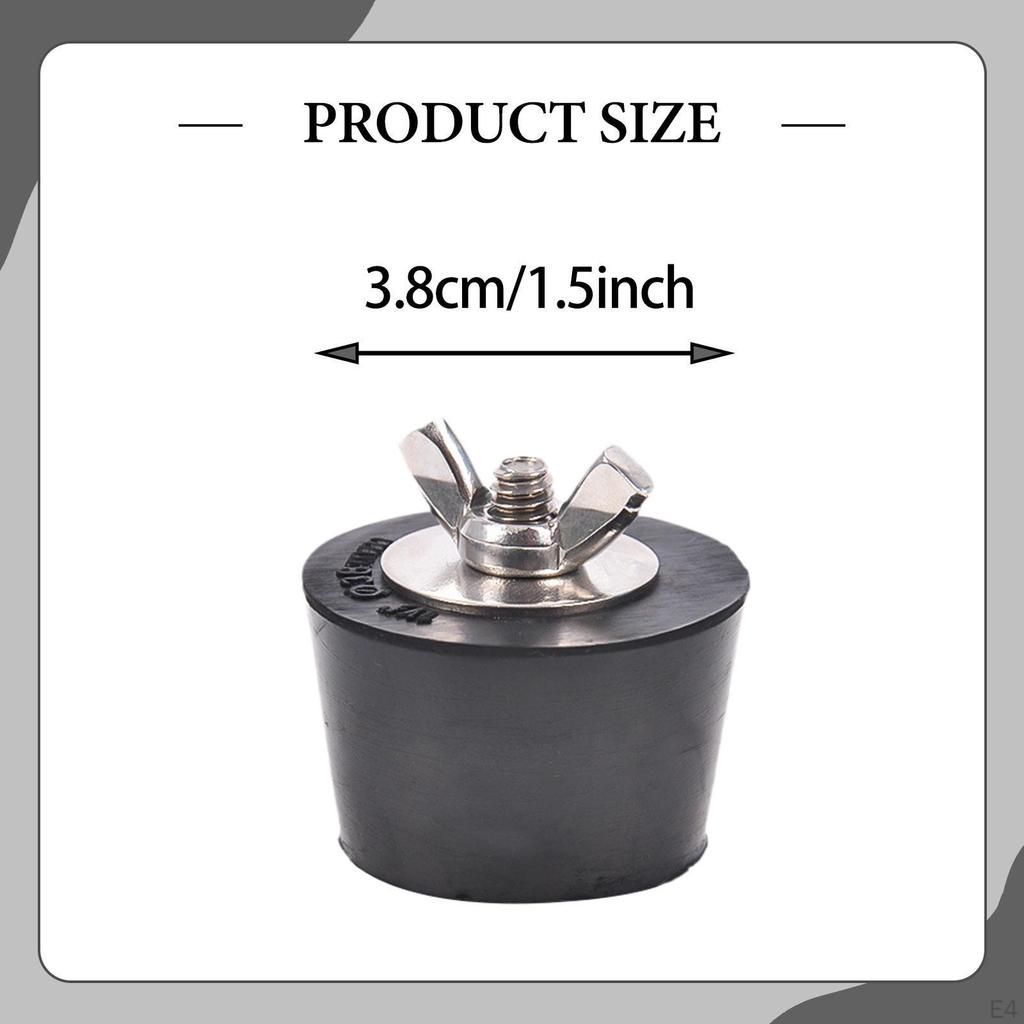 2Pcs Pool Plug Freeze Protection Winterizing Winter Tube Stopper for Household Drain