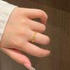 Classic Simple Glossy rose flower Ring antique gold craftsm retro and exquisite palace style suitable for daily jewelry gifts