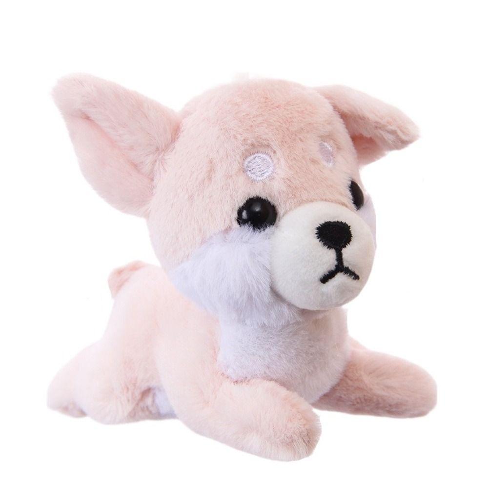 Bag Charm Puppy Plush Keychain Decoration Dog Plush Doll Birthday Present Dog Pendant  Car Keyrings