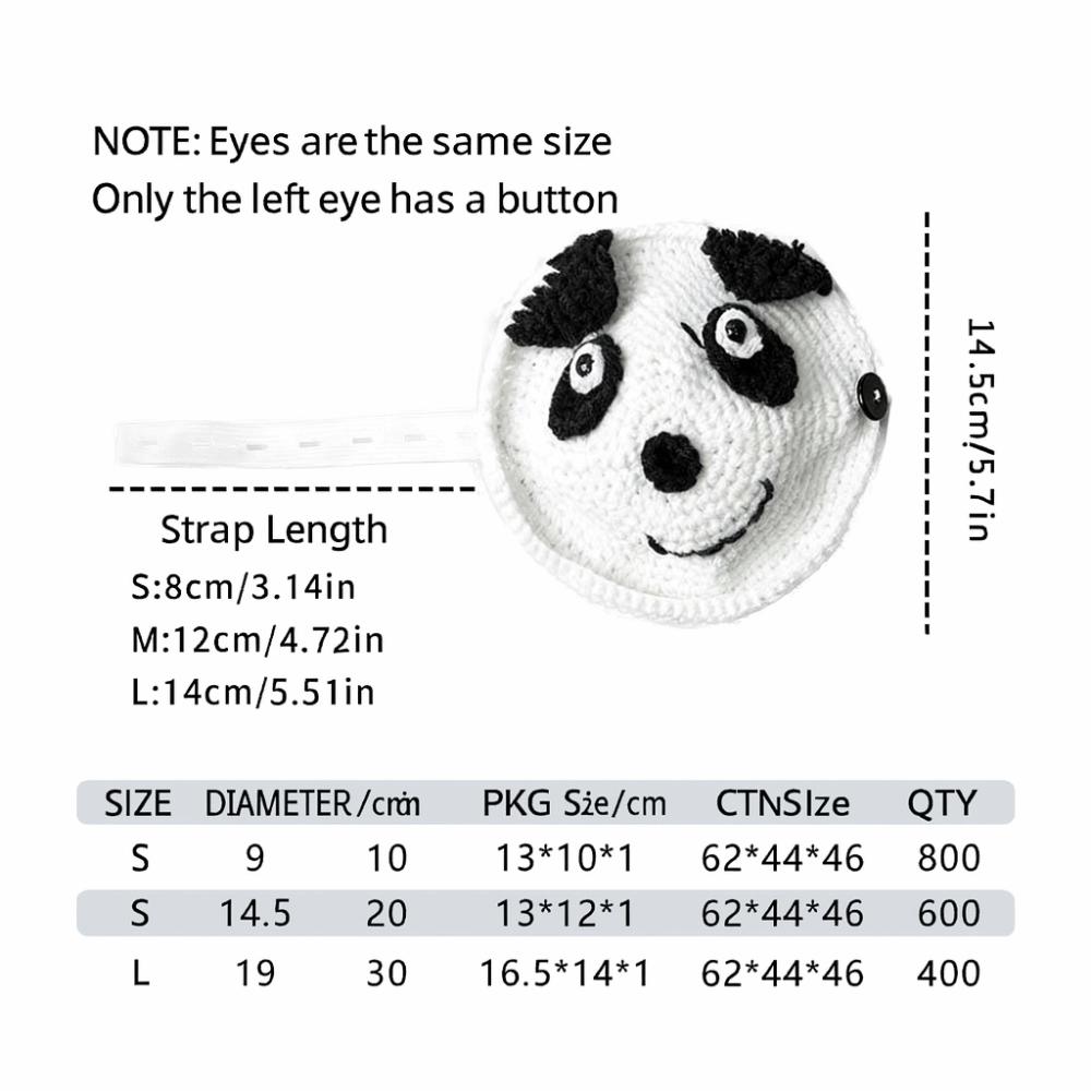 Cute Panda Shape Turtle Sweater Handmade Knitted Turtle Cosplay Costume Warm Decorative Small Animals Appare Cosplay Event
