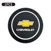 1/2pcs Non-slip Car Water Cup Rubber Mat For Chevrolet Spark Silverado Trailblazer Cruze Captiva Lacetti Aveo Auto Accessories