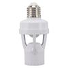 Motion Sensor Light Socket PIR Motion E27 Screw Bulb Adapter Adjustable Auto On Off Night Light Control Garage Light
