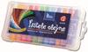 Hexagonal Oil Pastels 12 Colors.