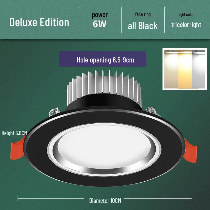 5W LED Recessed Ceiling Spotlight for Living Room - 7.5cm Opening