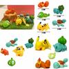 Adorable Pokemon Bulbasaur Squirtle Pikachu Figure Toy Set For Kids Gift Enthusiasts
