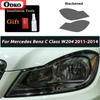 Smoked Black TPU Sticker Car Headlight Protective Film For Mercedes Benz W177 W176 W205 W206 C117 C118 X156 X253 C253 W213 W218