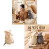 Plush Mouse Stress Relief Toy With Soft Fabric For Kids And Adults