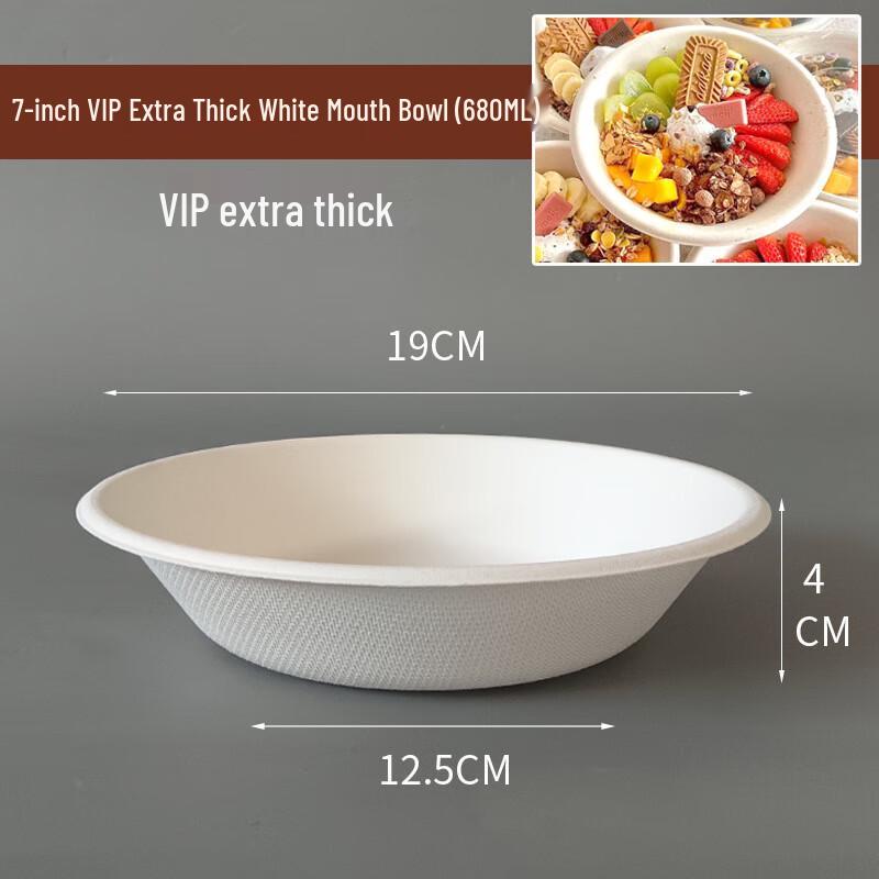 Disposable Biodegradable Paper Bowls