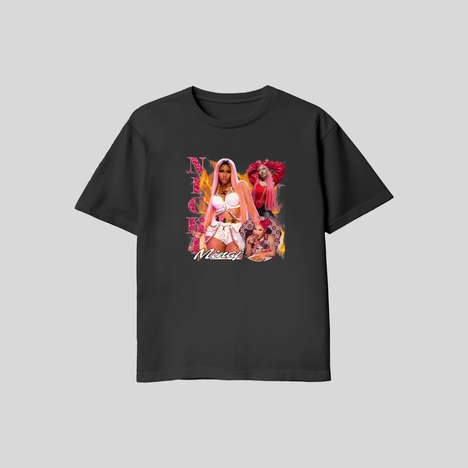 

Unisex Adult Casual Graphic Nicki Minaj Tribute T Shirt XL L M Gild... XXL