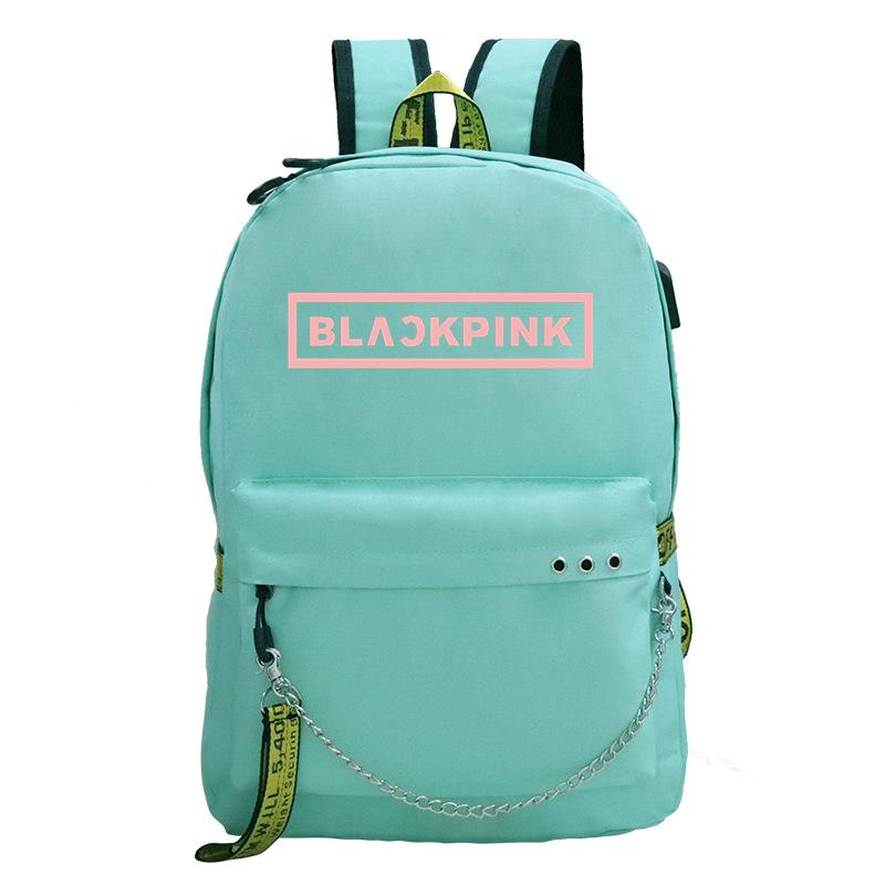 Blackpink Girl Group Backpack Junior High School High School Female Students Casual Large Capacity Schoolbag