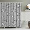 Bathroom Shower Curtain Galaxy Space Alien Ufo Stars Planet Universe Decor Modern Home