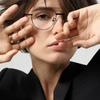 LOOKING4U The Classic WMC8224 Titanium Glasses Frame C3 GOLD BROWN