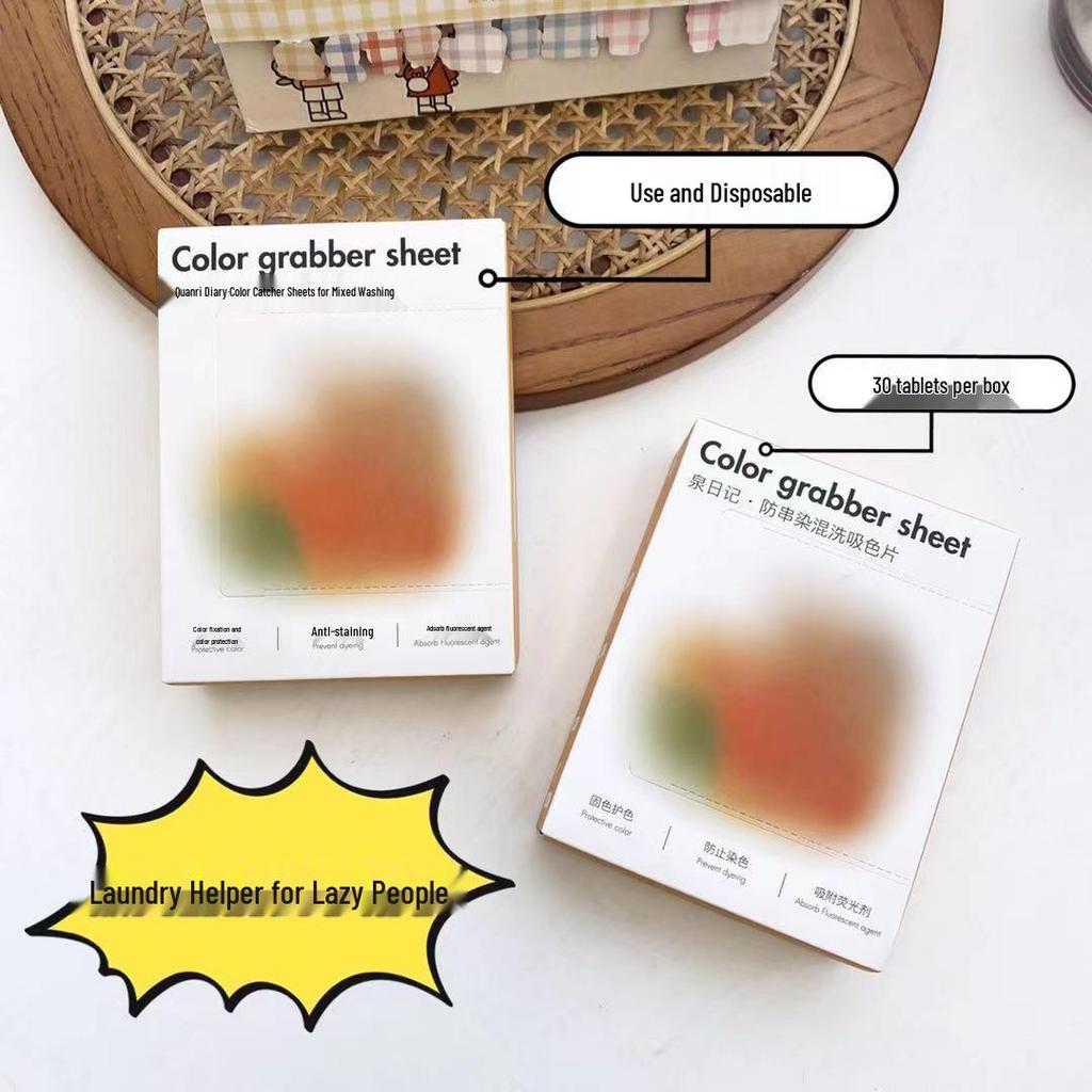 Quanri Anti-Bleeding Color Absorbing Sheets for Mixed Laundry