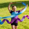 new Sparkly Gradient Dance Ribbon Long Twirling Streamer Wand For Parties, Talent Shows, Fitness & Classroom Activities
