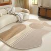 Living Room Carpet Irregular Shape Floor Mats Bedroom Bedside Mat Decoration Home Fluffy Plush Thickened Soft Shaggy Area Rug
