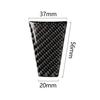 Carbon Fiber Car Steering Wheel Cover Sticker Interior Decor for Tesla Model S X