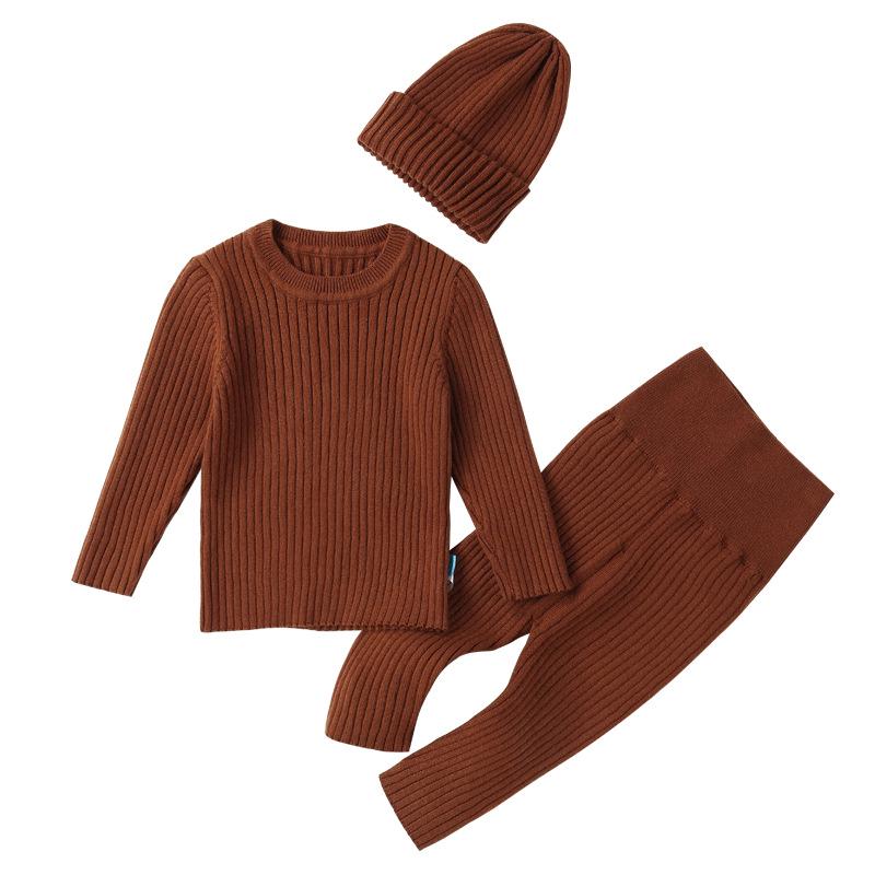 

Autumn/Winter Infant Knitted Wool Sweater Set 73 cm (12-15 jin)