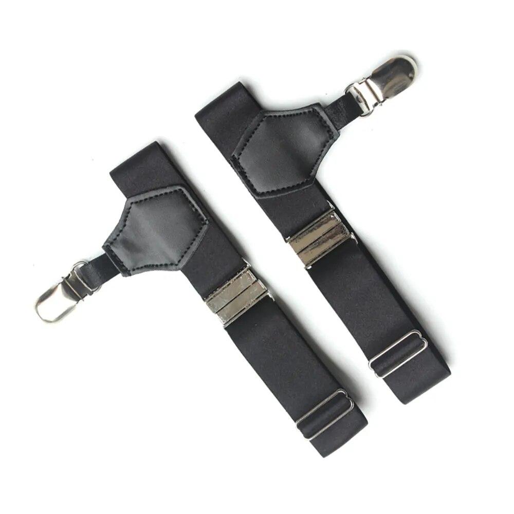 1Pair, Men, Lady, Women's, Elasticity, Heart, Faux Leather, Tight, Suspender, Garter Belts,