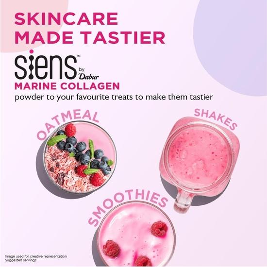 Siens By Dabur Hydrolyzed Marine Collagen-100g | Made with Japanese technology | Supplement for Women | For Skin Radiance & Hydration