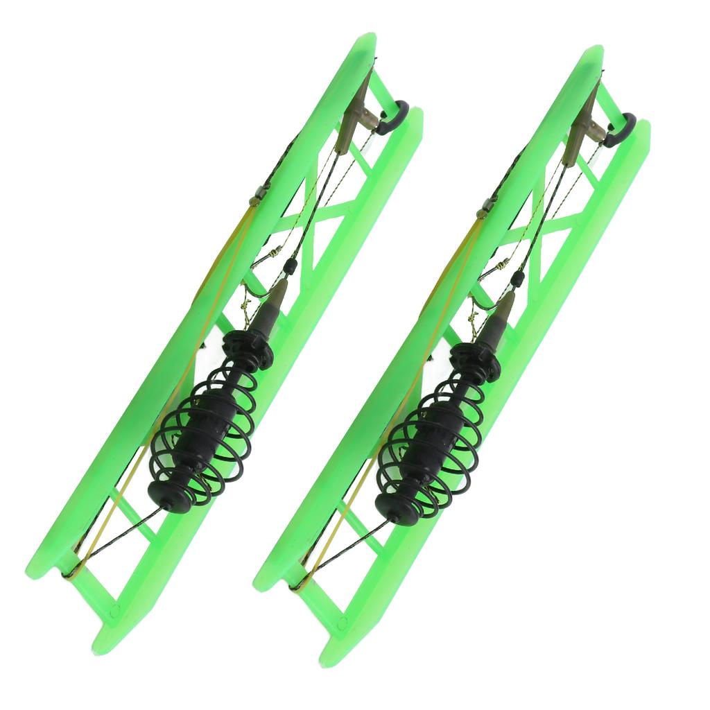 2pcs Fishing Bait Spring Lure Inline Fishing Bait Spring Hanging Tackle Tool with Hooks