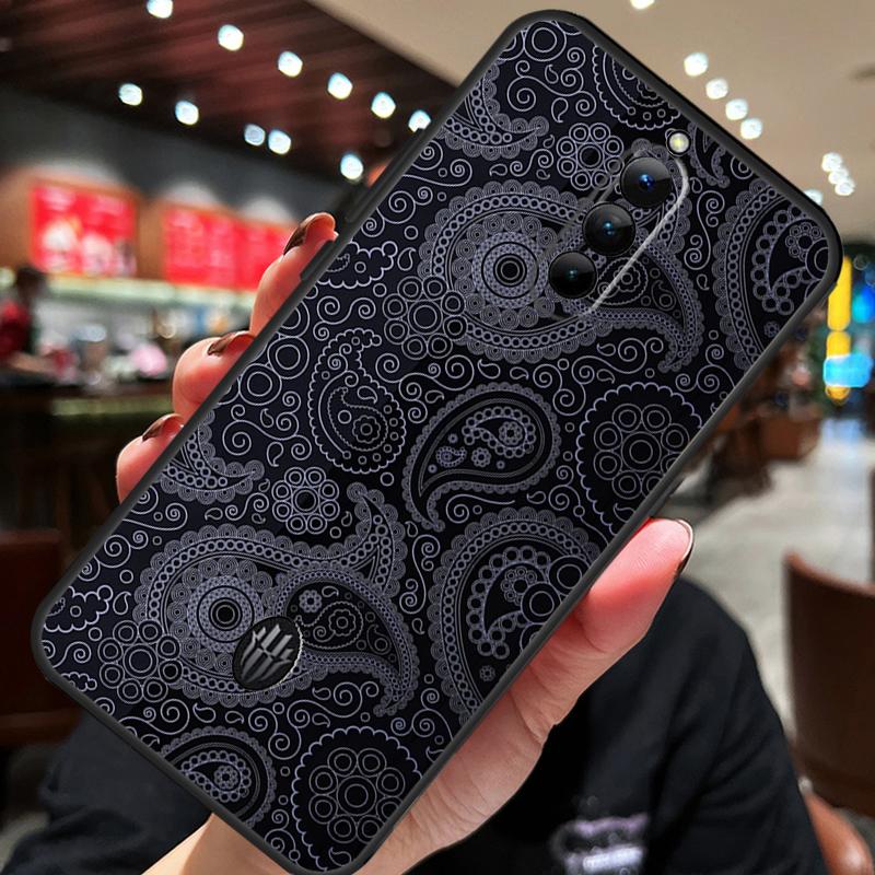 Paisley Pattern Case For ZTE Nubia Red Magic 11 10 8 9 8S 9S 10S Pro Plus 10 Air 5G 6R 6 7 6S 7S Pro Cover
