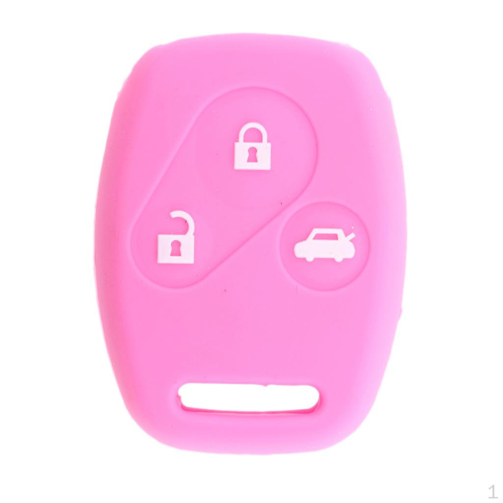 Silicone Cover Key Case Pink