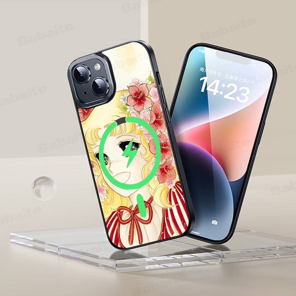 Anime Manga Candy Phone Case Magnetic Case For iPhone 17 16 15 14 13 12 11 For Magsafe Wireless Charge Cover