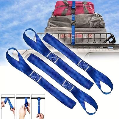 5pcs Heavy Duty Soft Loop Tie Down Straps, 15.9" - Versatile Nylon Bands for Securing ATVs, UTVs, Motorcycles,