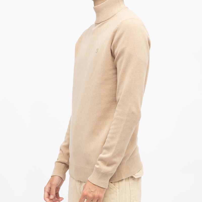 Pull coton col roulé milano Homme BILL TORNADE