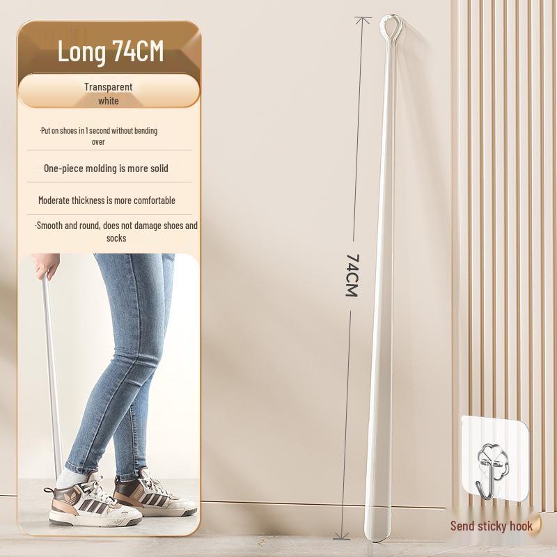 Super langer Schuhanzieher für ältere Menschen & Schwangere - Kein Bücken nötig, verlängerter Griff für einfaches Anziehen der Schuhe