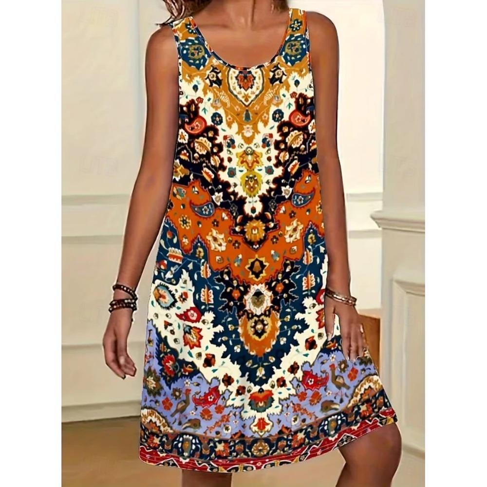 

Women Mini Dress Casual Dress Sundress Off The Shoulder Dress Vacation Casual Holiday Beach Regular Fit Ombre Sleevele Crew Neck XL