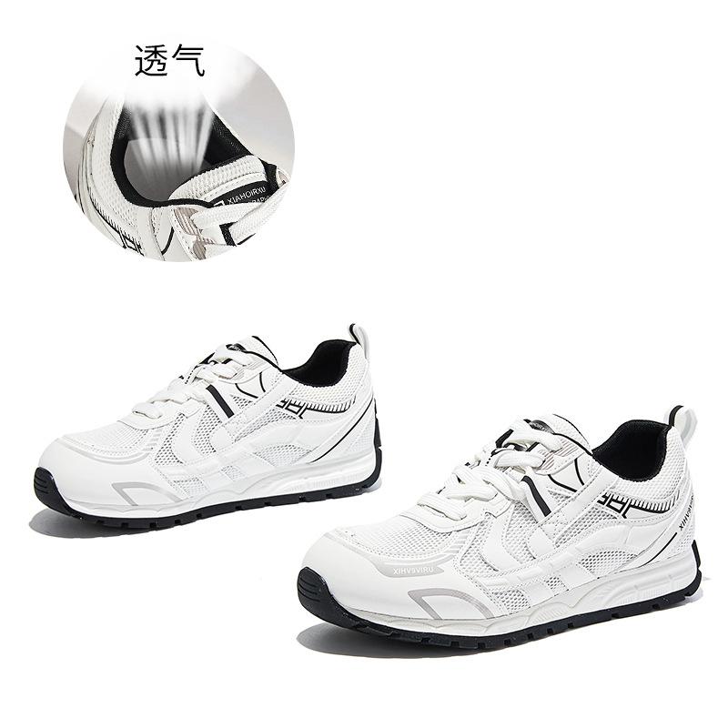 Suction film bottom crooked head retro dad shoes autumn new shoes women's versatile platform sneakers heightening women's shoes