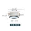 650ml Art Ceramic Dish Handle Round Soup Noodle Kitchen Dessert Tableware